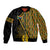 Personalised South African Heritage Day Bomber Jacket Kente Ethnic Patterns Mix Protea LT7 - Wonder Print Shop