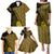 Personalised South African Heritage Day Family Matching Puletasi Dress and Hawaiian Shirt Kente Ethnic Patterns Mix Protea - Wonder Print Shop