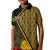 Personalised South African Heritage Day Kid Polo Shirt Kente Ethnic Patterns Mix Protea - Wonder Print Shop