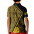 Personalised South African Heritage Day Kid Polo Shirt Kente Ethnic Patterns Mix Protea - Wonder Print Shop