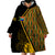 Personalised South African Heritage Day Wearable Blanket Hoodie Kente Ethnic Patterns Mix Protea - Wonder Print Shop