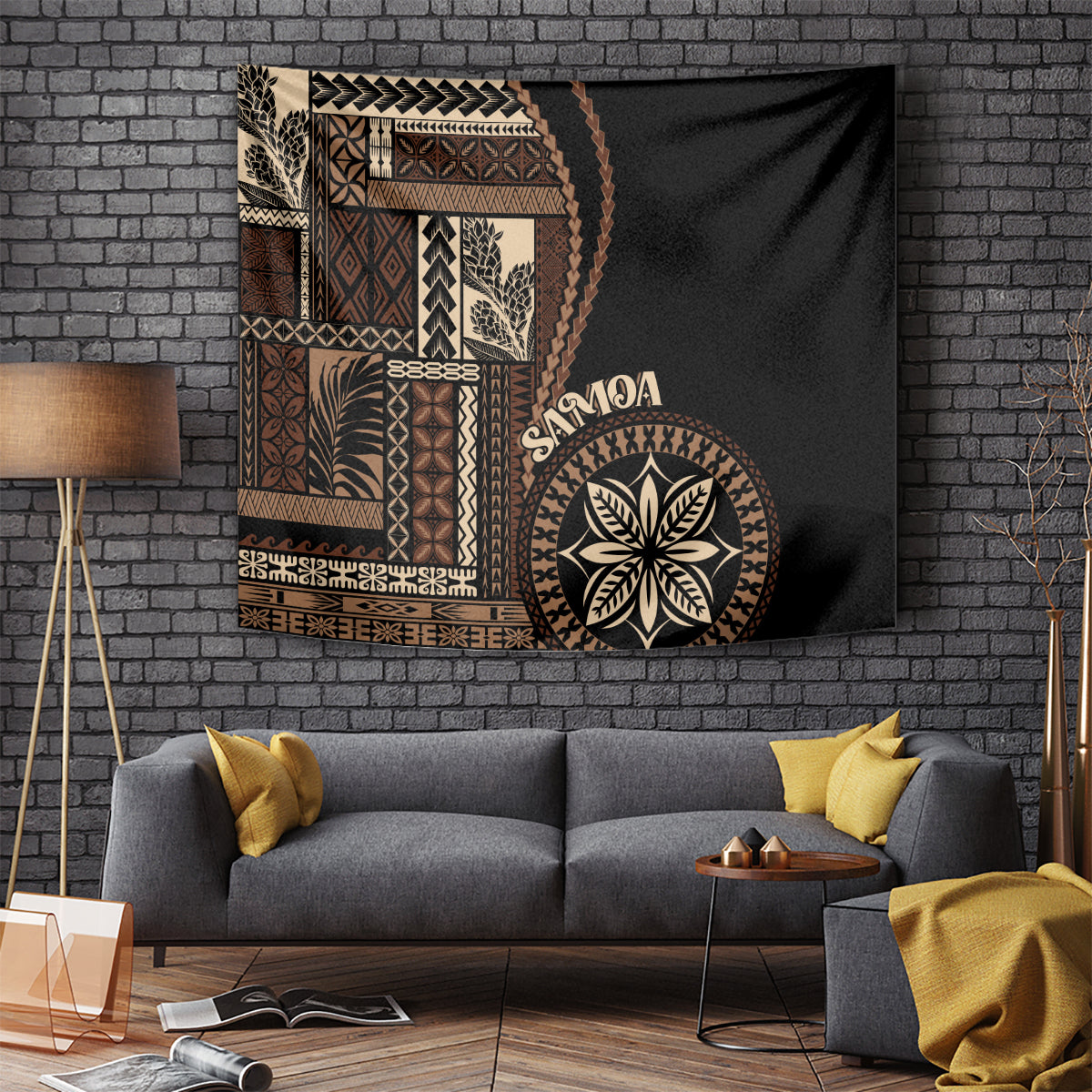 samoa-siapo-motif-tapestry-classic-style-black-ver