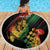 Personalised Reggae Beach Blanket Live The Way You Love LT7 - Wonder Print Shop