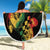 Personalised Reggae Beach Blanket Live The Way You Love LT7 - Wonder Print Shop