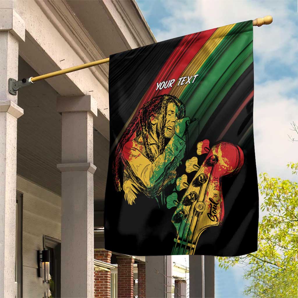 Personalised Reggae Garden Flag Live The Way You Love