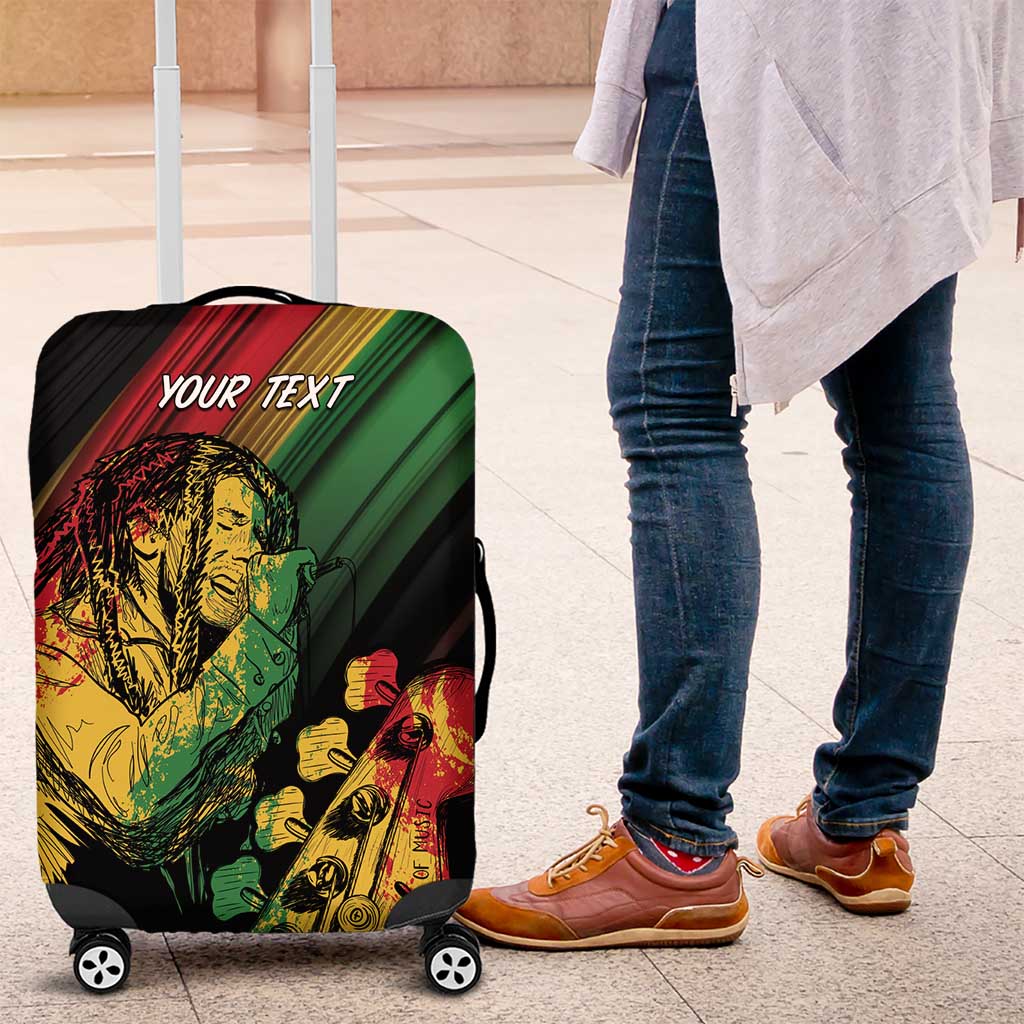 Personalised Reggae Luggage Cover Live The Way You Love