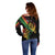 Personalised Reggae Off Shoulder Sweater Live The Way You Love