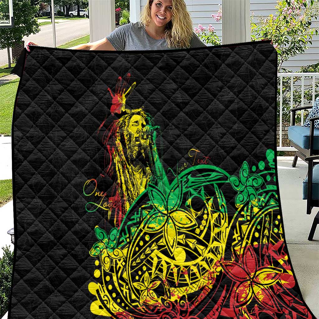 Personalised Reggae Jawaiian Festive Quilt Mix Polynesian - Wonder Print Shop