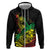 Personalised Reggae Jawaiian Festive Zip Hoodie Mix Polynesian - Wonder Print Shop