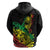 Personalised Reggae Jawaiian Festive Zip Hoodie Mix Polynesian - Wonder Print Shop