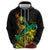 Personalised Reggae Jawaiian Festive Zip Hoodie Mix Polynesian - Wonder Print Shop