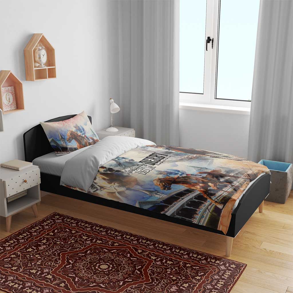 Kentucky Horse Racing Bedding Set For The Roses