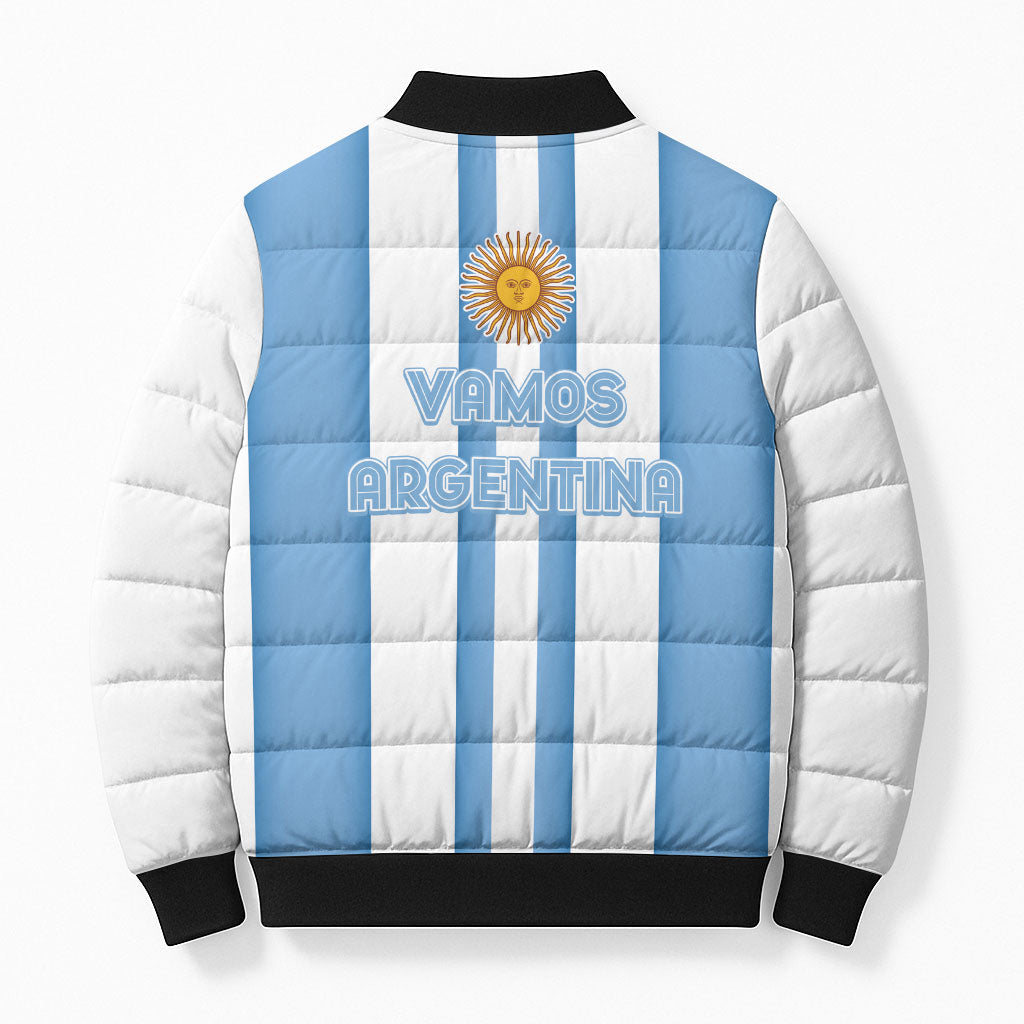 Argentina WC26 Hattrick - Making New History Bomber Puffer Jacket