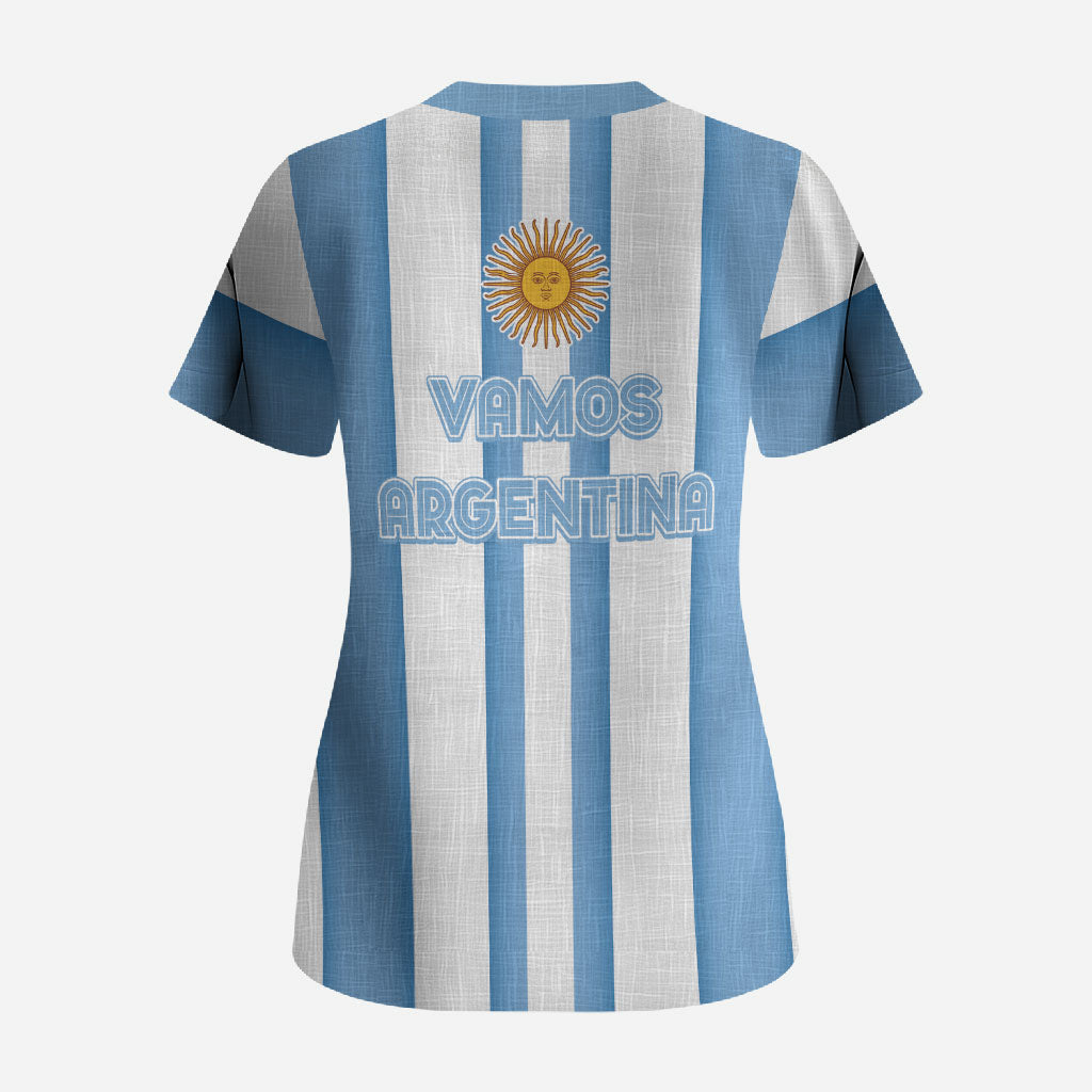 Argentina WC26 Hattrick - Making New History Scrub Top