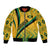 Personalised Jamaica Bomber Jacket Kente Pattern Basic - Yellow LT7 - Wonder Print Shop