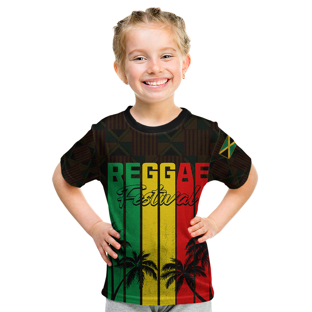 Personalised Jamaica Kid T Shirt Reggae Festival Legend Bob Abstract Portrait - Wonder Print Shop