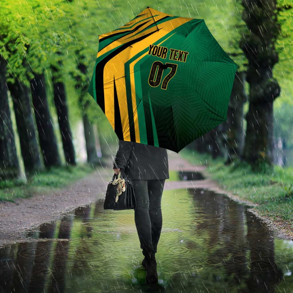 Jamaica Tropical Palm Personalized Umbrella - Wonder Print Shop