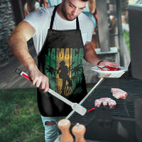 Jamaica One Love Grunge Apron Jamrock - Wonder Print Shop