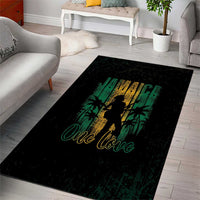 Jamaica One Love Grunge Area Rug Jamrock - Wonder Print Shop