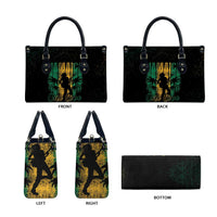 Jamaica One Love Grunge Leather Bag Jamrock - Wonder Print Shop