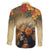 Dia de Los Muertos Mexico Family Matching Long Sleeve Bodycon Dress and Hawaiian Shirt Aztec Goddess Mictecacihuatl