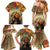 Dia de Los Muertos Mexico Family Matching Mermaid Dress and Hawaiian Shirt Aztec Goddess Mictecacihuatl