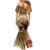 Dia de Los Muertos Mexico Family Matching Mermaid Dress and Hawaiian Shirt Aztec Goddess Mictecacihuatl