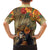 Dia de Los Muertos Mexico Family Matching Off Shoulder Maxi Dress and Hawaiian Shirt Aztec Goddess Mictecacihuatl