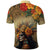 Dia de Los Muertos Mexico Polo Shirt Aztec Goddess Mictecacihuatl - Wonder Print Shop