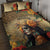 Dia de Los Muertos Mexico Quilt Bed Set Aztec Goddess Mictecacihuatl - Wonder Print Shop