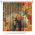 Dia de Los Muertos Mexico Shower Curtain Aztec Goddess Mictecacihuatl