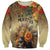 Dia de Los Muertos Mexico Sweatshirt Aztec Goddess Mictecacihuatl - Wonder Print Shop