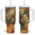 Dia de Los Muertos Mexico Tumbler With Handle Aztec Goddess Mictecacihuatl - Wonder Print Shop