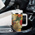 Dia de Los Muertos Mexico Tumbler With Handle Aztec Goddess Mictecacihuatl - Wonder Print Shop