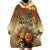 Dia de Los Muertos Mexico Wearable Blanket Hoodie Aztec Goddess Mictecacihuatl - Wonder Print Shop