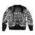 Custom New Zealand Rugby Bomber Jacket 2023 World Cup Aotearoa Haka Face LT7 - Wonder Print Shop