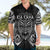 Custom New Zealand Rugby Hawaiian Shirt 2023 World Cup Aotearoa Haka Face - Wonder Print Shop