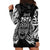 Custom New Zealand Rugby Hoodie Dress 2023 World Cup Aotearoa Haka Face - Wonder Print Shop