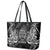 Custom New Zealand Rugby Leather Tote Bag 2023 World Cup Aotearoa Haka Face - Wonder Print Shop