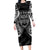 New Zealand Rugby Long Sleeve Bodycon Dress 2023 World Cup Aotearoa Create History - Wonder Print Shop