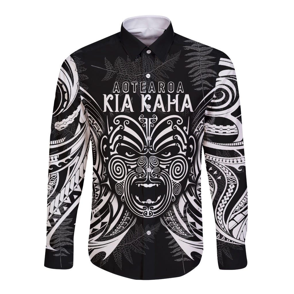 New Zealand Rugby Long Sleeve Button Shirt 2023 World Cup Aotearoa Create History - Wonder Print Shop