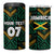 Jamaica Reggae Boyz Custom 4 in 1 Can Cooler Tumbler Ethnic Motifs