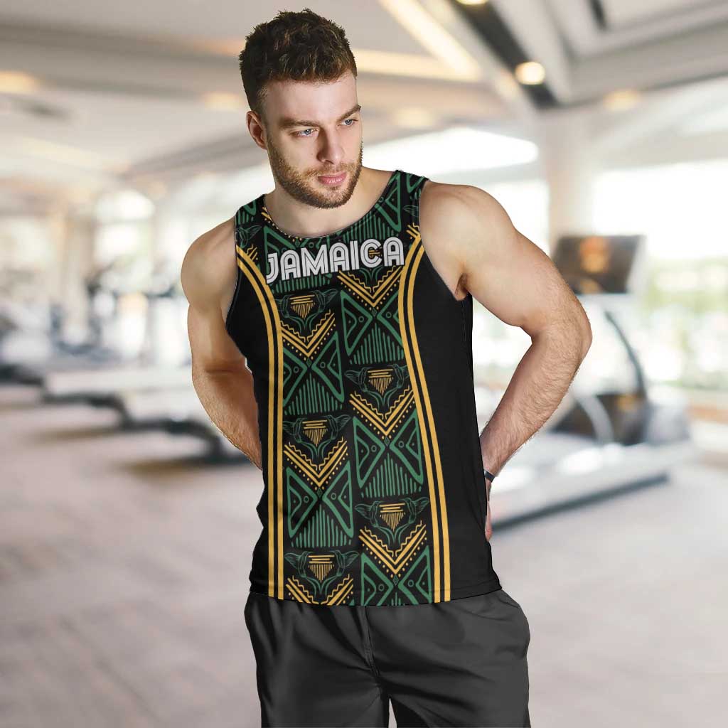 Jamaica Reggae Boyz Custom Men Tank Top Ethnic Motifs