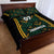 Jamaica Reggae Boyz Custom Quilt Bed Set Ethnic Motifs - Wonder Print Shop