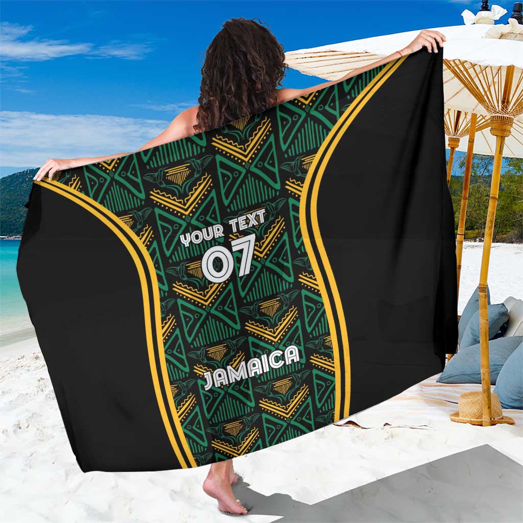 Jamaica Reggae Boyz Custom Sarong Ethnic Motifs