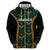 Jamaica Reggae Boyz Custom Zip Hoodie Ethnic Motifs - Wonder Print Shop