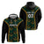 Jamaica Reggae Boyz Custom Zip Hoodie Ethnic Motifs - Wonder Print Shop