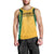 Jamaica Custom Men Tank Top Ethnic Motifs - Gold Accents