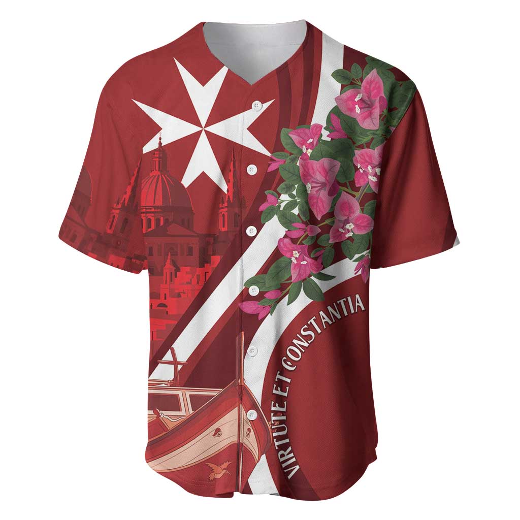 Inħobbok Malta Baseball Jersey Bougainville and Luzzu