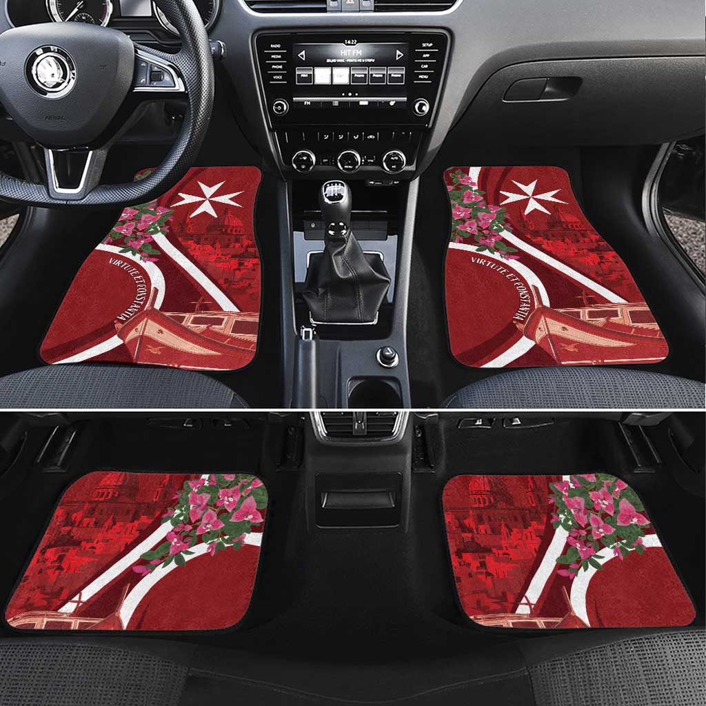 Inħobbok Malta Car Mats Bougainville and Luzzu